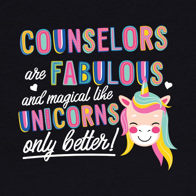 Counselors are like Unicorns Gift Idea by BetterManufaktur